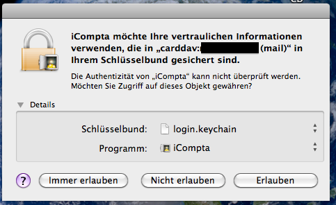 Screenshot keychain